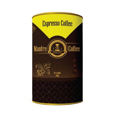 قهوه اسپرسو-قوطس-200گرمی-مانتره-brtcoffee