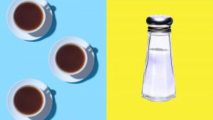 تاثیر نمک در قهوه